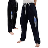 Catheter Leg Bag Pants for Men & Women | Double Zipper Pockets for 2000ml Urine Drainage Bags | Adaptive Medical Wear for Seniors & Patients