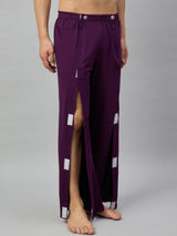 HAXOR Men's Adaptive Tearaway Pants with fully opened side panels for wheelchair users, physiotherapy, catheter management, and post-operative recovery.