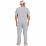 Back view of HAXOR Men's Dementia & Alzheimer's Jumpsuit