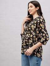 Length Sleeve Printed Adaptive Top