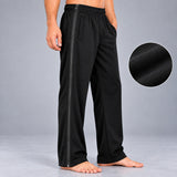 HAXOR men's black tear away pants with full-length side zipper and elastic waist
