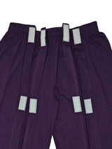 HAXOR Post Surgery Recovery Velcro Open Tearaway Full Sleeve Purple Premium Cotton T-Shirt and Trouser Set for Quick Access for Post-Op Care