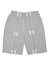 HAXOR Post Surgery Recovery Velcro Open Tearaway Grey Premium Cotton Shorts for Quick Access for Post-Op Care