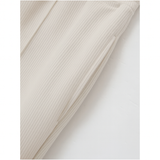 Elegant Men's Two-Piece Set with Collared Top & Drawstring Pants