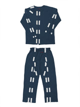 HAXOR Post Surgery Recovery Velcro Open Tearaway Grey Premium Cotton T-Shirt and Trouser Set for Quick Access for Post-Op Care