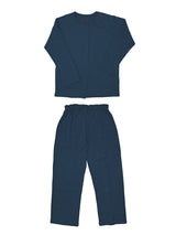 HAXOR Post Surgery Recovery Velcro Open Tearaway Grey Premium Cotton T-Shirt and Trouser Set for Quick Access for Post-Op Care