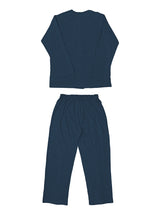 HAXOR Post Surgery Recovery Velcro Open Tearaway Grey Premium Cotton T-Shirt and Trouser Set for Quick Access for Post-Op Care