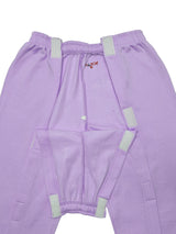 HAXOR Post Surgery Recovery Velcro Open Tearaway  Pink Premium fleece Trouser for Quick Access for Post-Op Care