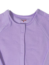 HAXOR Post Surgery Recovery Velcro Open Tearaway Full Sleeve Pink Premium Fleece T-Shirt for Quick Access for Post-Op Care