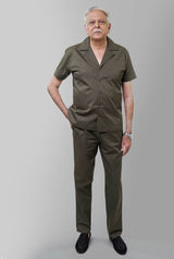 Men Co-Ords Suit Set Olive