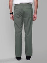 Haxor Velcro Fly & Velcro Closure Elastic Waist With Front Loop Green Pant