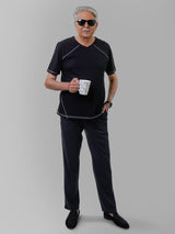 Senior Men Open back Tshirt