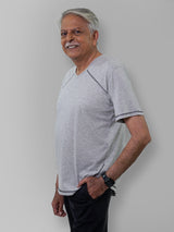 Adaptive Open Back Grey Tshirt