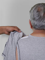 Grey Adaptive Open Back Tshirt