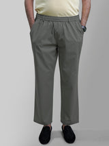 Haxor Men's Green Elastic Waist Pants for Seniors - Adaptive Men's Pants for Elderly | Elastic Waist Pants for Men