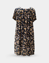 Women's Self Dressing Duster House Dress / Post Surgery Gown / Hospital Gown