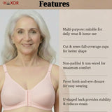 HAXOR DignityWear™ Front-Open Bra Light Pink | No More Back-Hook Struggle | Easy To Wear
