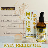 Silverage Combo Ayurvedic Oil for Joint Pain Relief with Massage Potli (Free Pair of Knee Support S to XL)