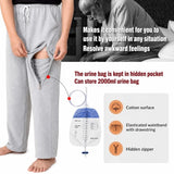 HAXOR Catheter Leg Bag Pants for Men & Women | 2000ml Urine Drainage Bag Holder for Seniors & Patients