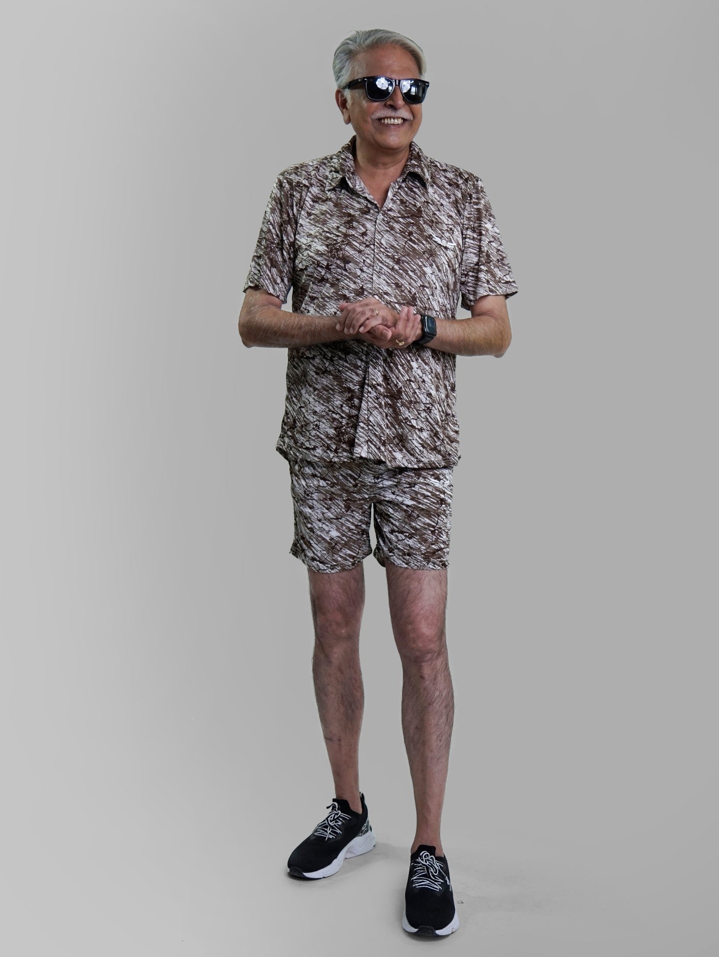 Buy Elderly Shirt Short Set - Senior Men Track Suit Online – HAXOR