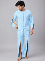 HAXOR men's adaptive fleece recovery T-shirt and tearaway pants set
