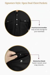 Premium Thermal Pathani Kurta & Pajama Set With Soft Fleece Lining