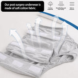 HAXOR Women's Post Surgery Adaptive Underwear made from soft breathable 100% cotton with adjustable side Velcro closures