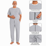 HAXOR Men's Adaptive Jumpsuit showing Front Urination Zip and Full Back Zip