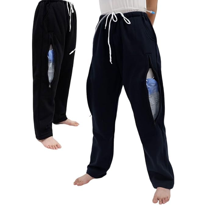 HAXOR Catheter Leg Bag Pants for Men & Women | 2000ml Urine Drainage Bag Holder for Seniors & Patients