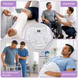HAXOR Men's Post Surgery Adaptive Underwear for Hip Replacement Recovery, Fracture, Wheelchair Users & Postoperative Care
