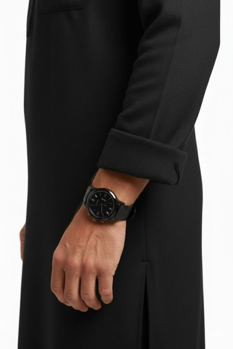 Premium Thermal Pathani Kurta & Pajama Set With Soft Fleece Lining