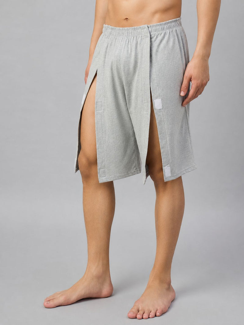 HAXOR Post Surgery Recovery Shorts with Side Velcro Opening