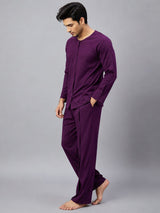 HAXOR Men's Post Surgery Recovery Velcro T-Shirt & Trouser Set