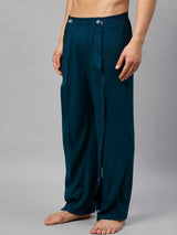 HAXOR Men's Adaptive Side-Open Tearaway Trousers with Velcro Fastening and Snap Buttons Angled Front View