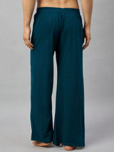 Back View of HAXOR Men's Cotton Adaptive Tearaway Recovery Pants with Elastic Waistband and Side-Open Velcro Design