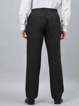 Dark Black Velcro Trouser