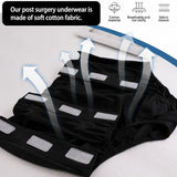 HAXOR Women's Adaptive Velcro Underwear for Post Surgery | Side Opening Cotton Briefs