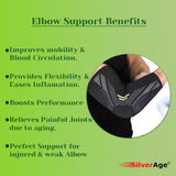 SilverAge® Elbow Support Pack of 2