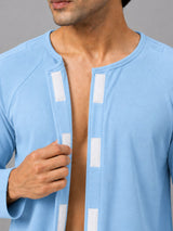 HAXOR adaptive fleece T-shirt front Velcro closure for easy dressing