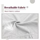 Premium breathable 100% cotton fabric used in HAXOR catheter drainage bag shorts for soft, comfortable, all-day wear during recovery and daily use.