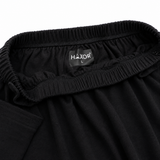 HAXOR Black Catheter, Ostomy & Nephrostomy Drainage Bag Shorts for Men & Women | Dual Pocket 2000ml Urine Bag Holder