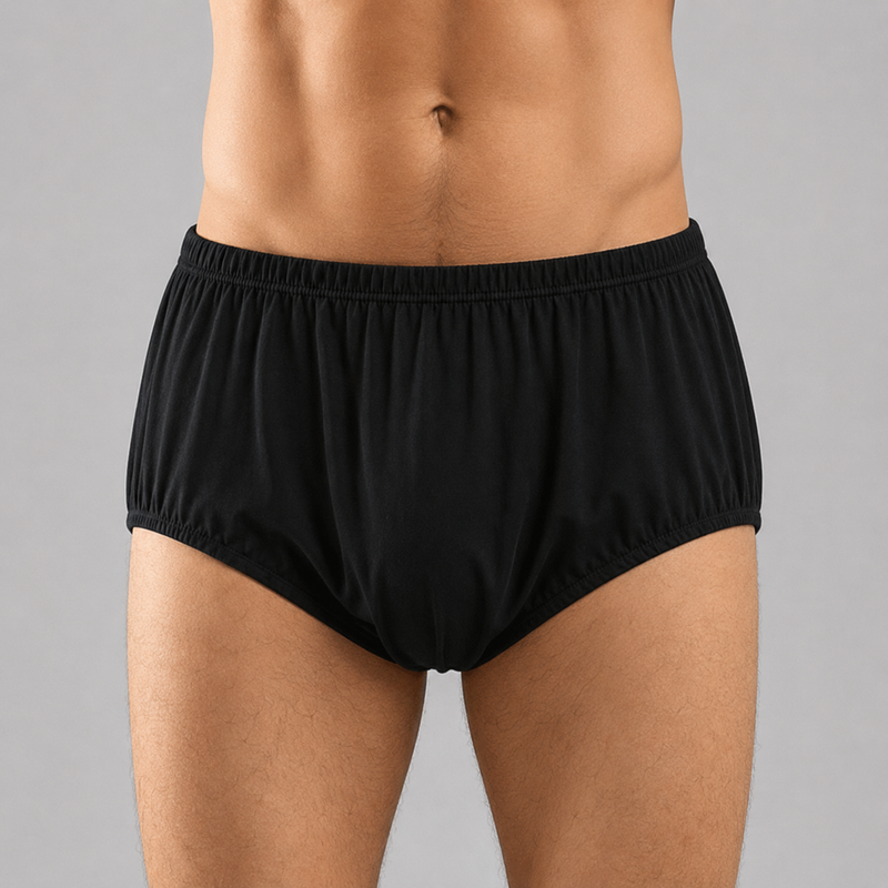 HAXOR Men's Adaptive Velcro Underwear | Side Opening Cotton Briefs for Post Surgery Recovery
