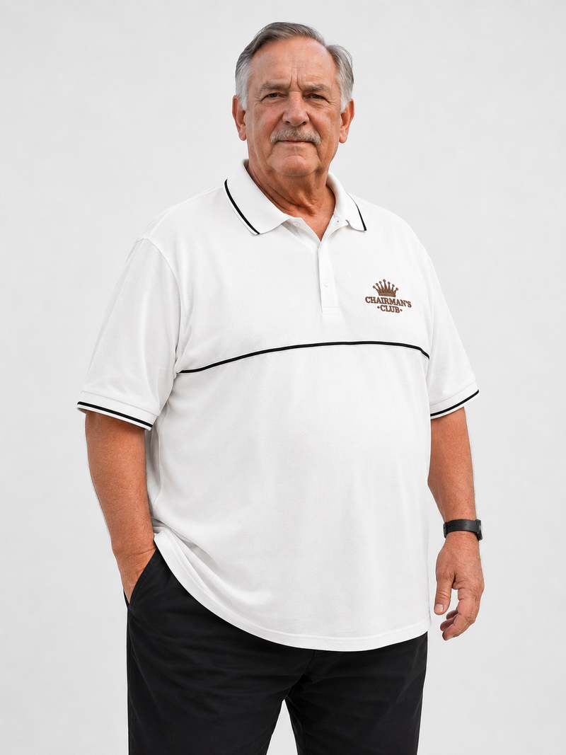 Chairman's Club Premium Cotton Polo T-Shirt – Classic Comfort Fit PLUS SIZE