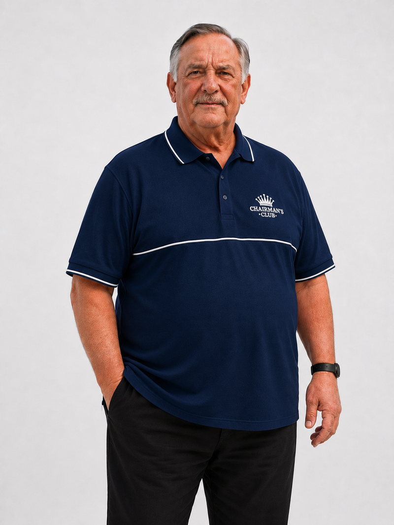 Chairman's Club Premium Cotton Polo T-Shirt – Classic Comfort Fit PLUS SIZE