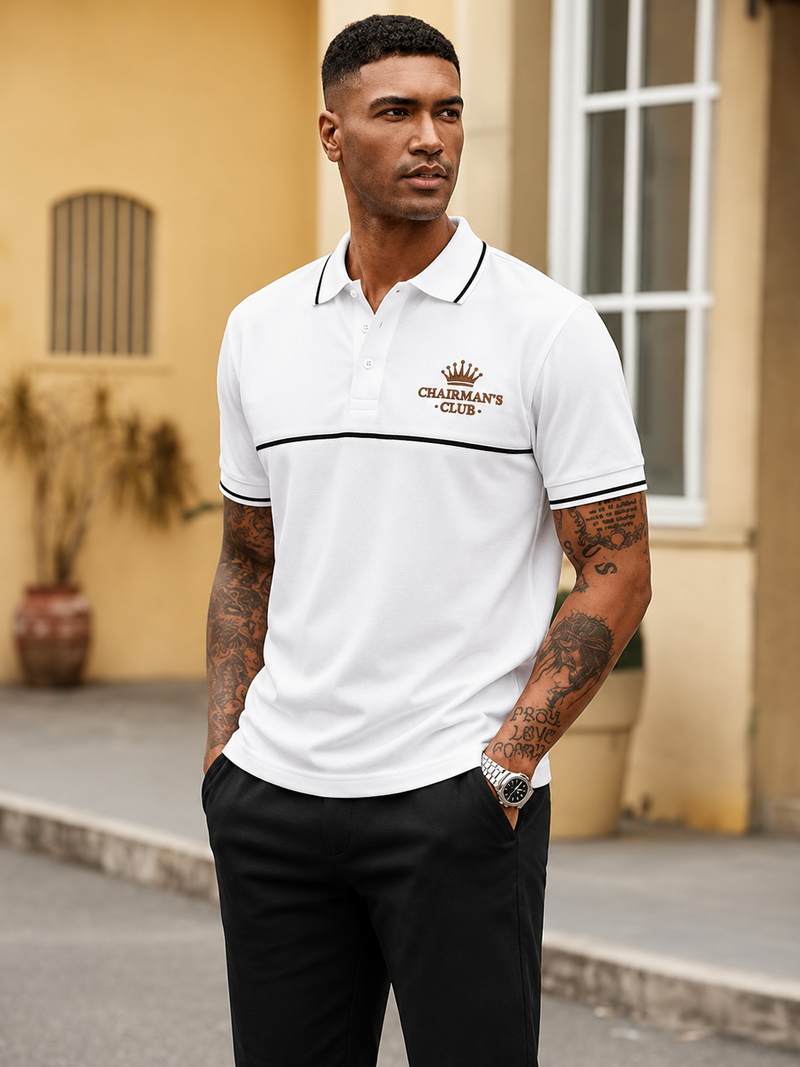 Chairman's Club Premium Cotton Polo T-Shirt – Classic Comfort Fit