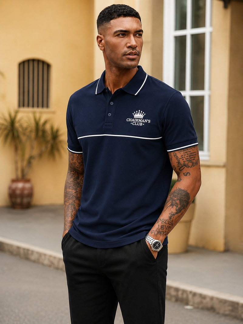 Chairman's Club Premium Cotton Polo T-Shirt – Classic Comfort Fit