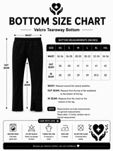 HAXOR Men's Cotton Adaptive Tear Away Recovery Trouser | Side-Open Velcro with Snap Buttons