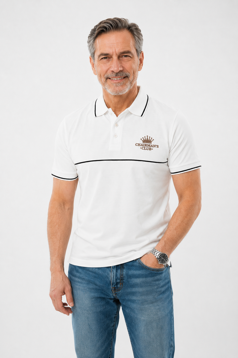 Chairman's Club Premium Cotton Polo T-Shirt – Classic Comfort Fit