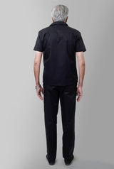 Men Co-Ords Suit Black