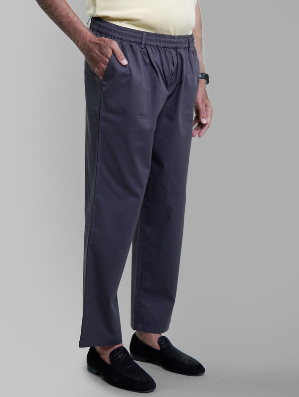 Buy Soojun Mens Seniors Casual Loose Fit Elastic Waist Denim Pants Deep  Blue 30W x 32L at Amazonin